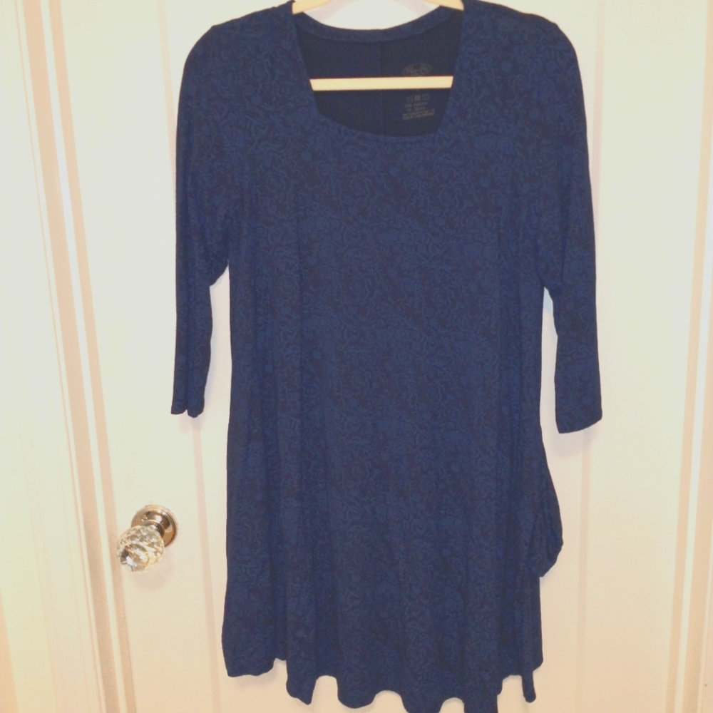 Blue sky tunic bamboo